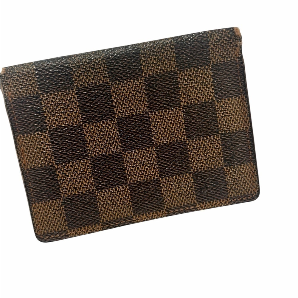 Louis Vuitton Damier Ebene Card Holder | Bifold ID Wallet as-is